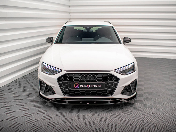 Maxton Design Front Splitter V.1  - S4 B9 Facelift / A4 S-Line Facelift