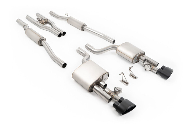 Milltek Cat-back V2 Valved Cat Back with Active H Pipe - RS4 B7