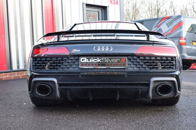 Quicksilver Exhaust System -  Audi R8 V10 GPF Delete Pipes (2020 on Euro Spec)