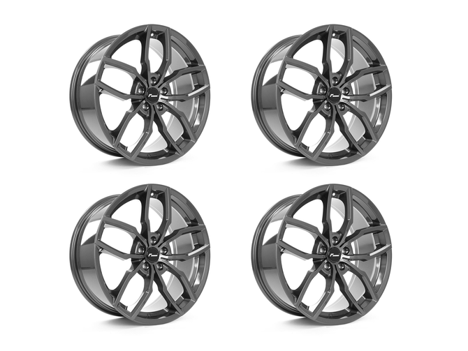 Racingline R360 8.5J x 20inch Alloy Wheel Set - Gloss Gunmetal Grey (VWR610201x4)