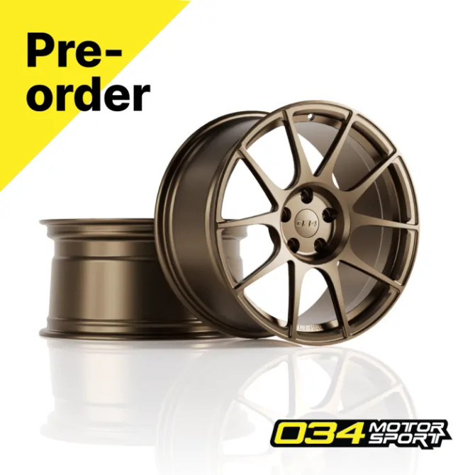 034Motorsport ZTF-R01 Forged Wheels - 21x10 ET32, 66.6mm Bore B8/B9 Q5/SQ5 (Bronze)