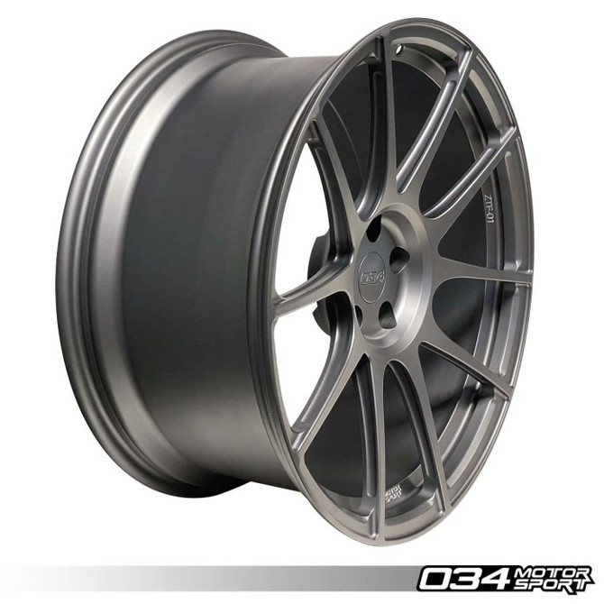 034Motorsport ZTF-R01 Forged Wheels - 21x10 ET32, 66.6mm Bore B8/B9 Q5/SQ5 (Hyper Silver)
