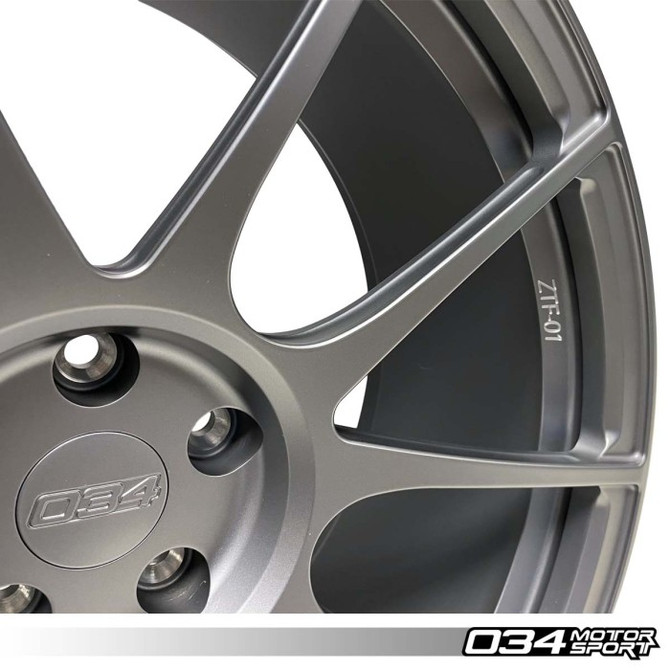 034Motorsport ZTF-R01 Forged Wheels - 21x10 ET32, 66.6mm Bore B8/B9 Q5/SQ5 (Hyper Silver)