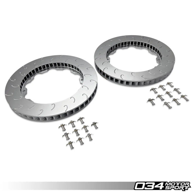 034Motorsport Replacement Front Rotor Ring Set -  B9/B9.5 RS+ Big Brake Package
