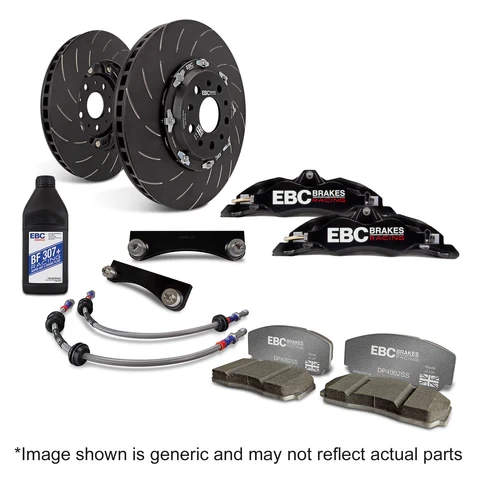 EBC 'Apollo' 4 Pot Big Brake Kit - Golf 5 GTI / Caddy 2K