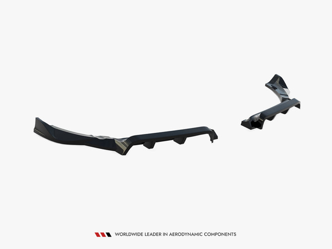 Maxton Design Rear Splitter (Vertical Bars) Porsche 718 Cayman GTS 982c