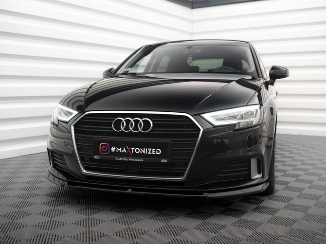 Maxton Design Front Splitter V.2 Audi A3 Sportback 8V Facelift