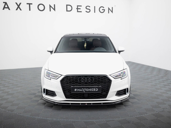 Maxton Design Front Splitter Audi A3 Sedan 8V Facelift