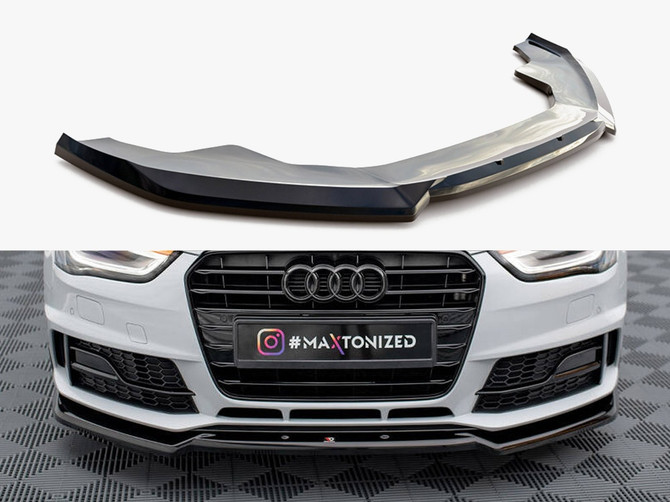 Maxton Design Front Splitter V.2 Audi A4 Competition B8 Facelift