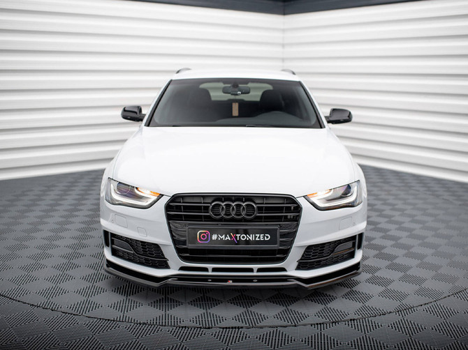 Maxton Design Front Splitter V.2 Audi A4 Competition B8 Facelift