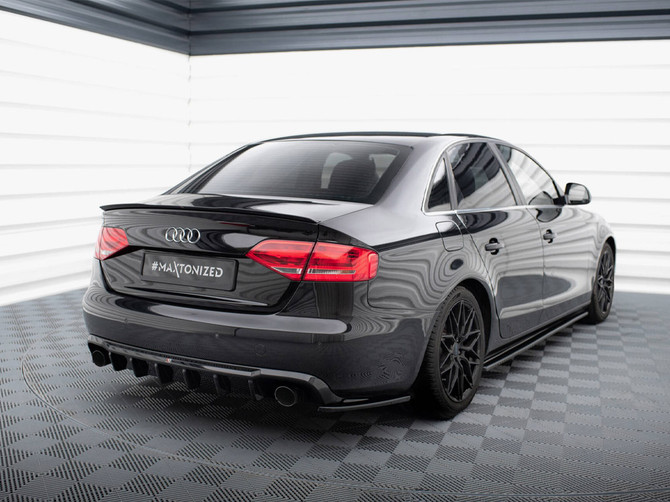Maxton Design Rear Valance Audi A4 B8 Facelift (Version with single exhausts on both sides)