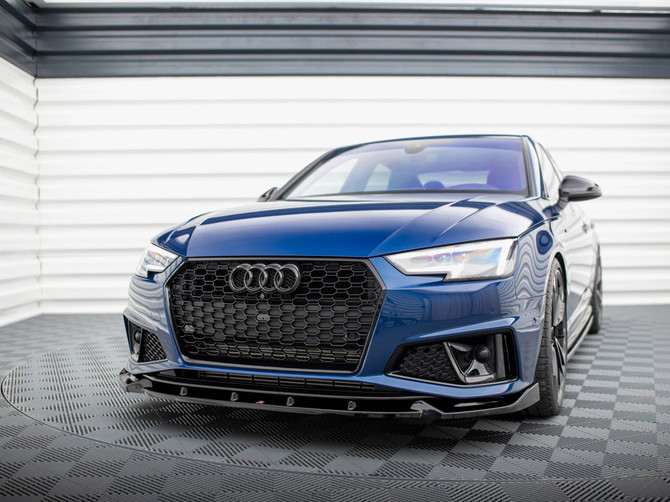 Maxton Design Front Splitter V.1 Audi A4 Competition B9
