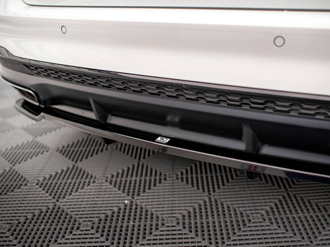 Maxton Design Central Rear Splitter (Vertical Bars) Audi A4 S-Line B9 Facelift
