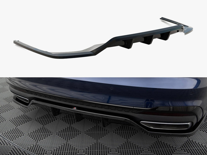 Maxton Design Rear Splitter (Vertical Bars) V.2 Audi A4 S-Line B9 Facelift