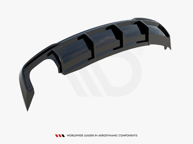 Maxton Design Rear Valance Audi A5 Coupe 8T Facelift (Version with dual exhausts on one side)