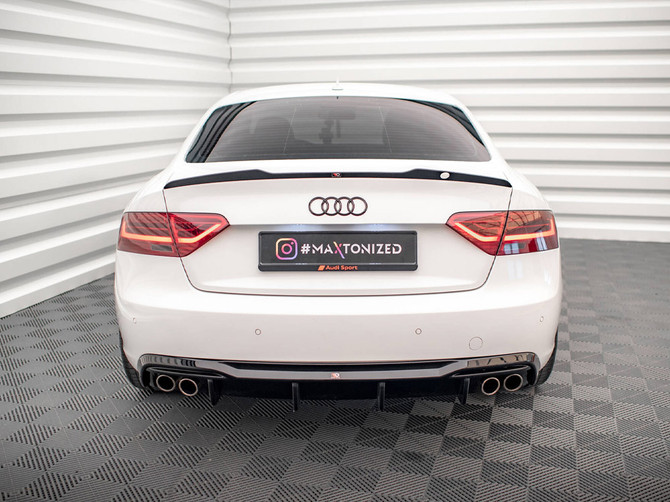 Maxton Design Rear Valance Audi A5 Coupe 8T Facelift (Version with dual exhausts on both sides)
