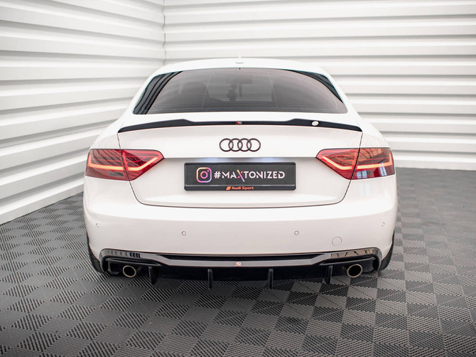 Maxton Design Rear Valance Audi A5 Sportback 8T Facelift (Version with single exhausts on both sides)