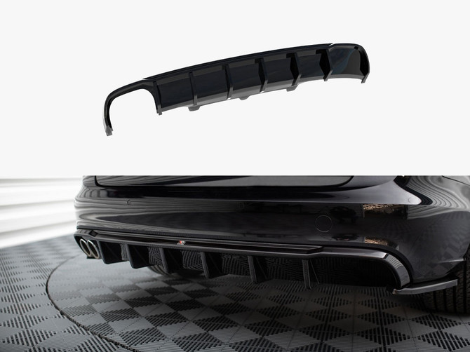 Maxton Design Rear Valance Audi A6 Sedan / Avant C7 (Single side dual exhaust version)