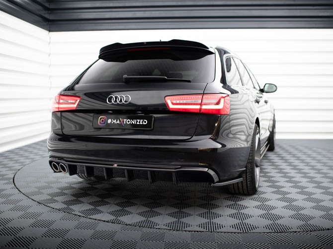 Maxton Design Rear Valance Audi A6 Sedan / Avant C7 (Single side dual exhaust version)