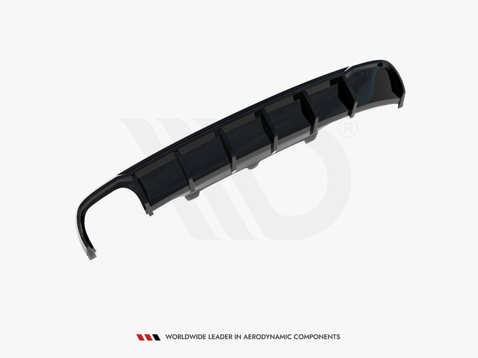 Maxton Design Rear Valance Audi A6 Sedan / Avant C7 (Single side dual exhaust version)