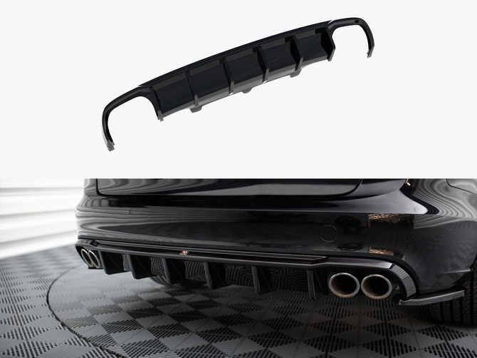 Maxton Design Rear Valance Audi A6 Sedan / Avant C7 (Version with dual exhausts on both sides)
