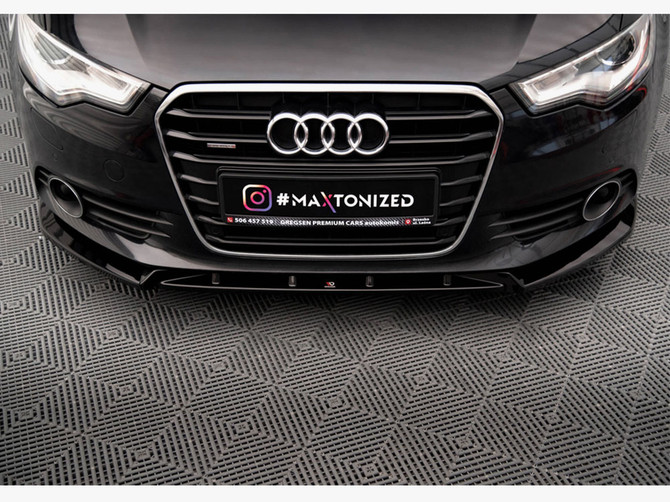 Maxton Design Front Splitter V.2 Audi A6 C7