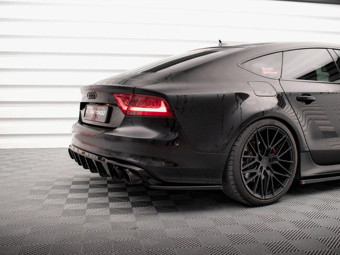 Maxton Design Rear Side Splitters Audi A7 S-Line C7