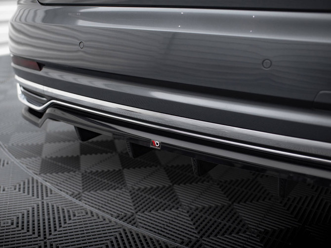Maxton Design Central Rear Splitter (Vertical Bars) Audi A8 D5