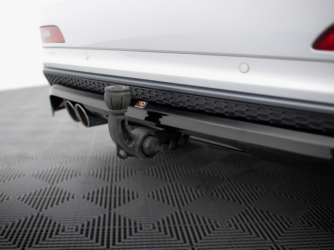 Maxton Design Rear Splitter (Vertical Bars) Audi Q3 S-Line 8U