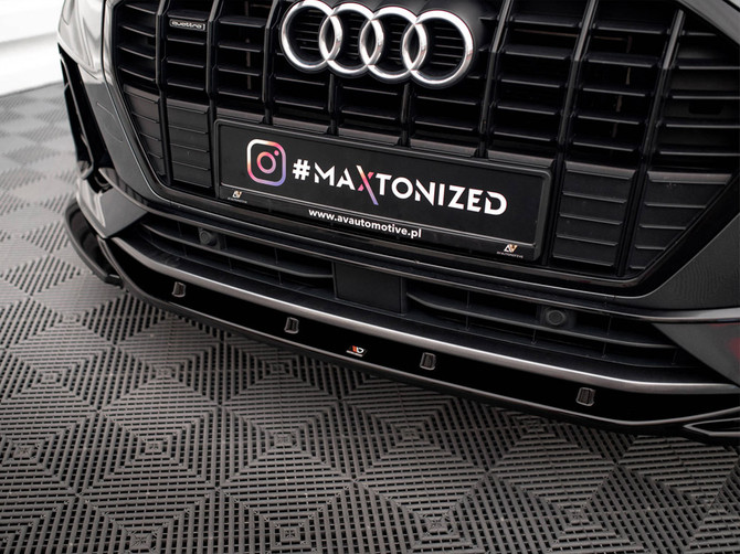 Maxton Design Front Splitter V.3 Audi Q3 Sportback / SUV S-Line F3