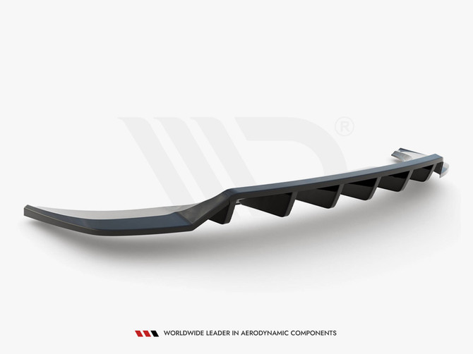 Maxton Design Rear Splitter (Vertical Bars) Audi Q3 S-Line SUV F3