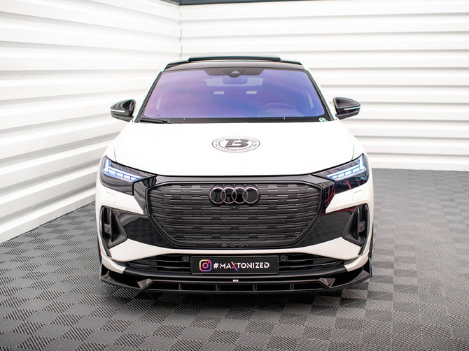 Maxton Design Front Splitter V.2 Audi Q4 e-Tron Sportback Mk1
