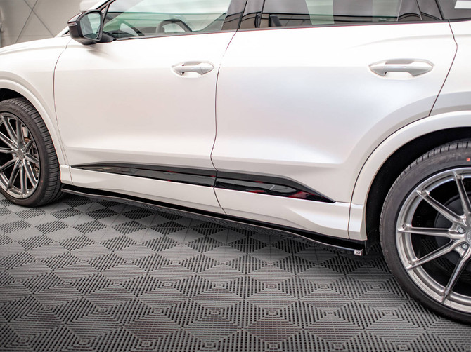 Maxton Design Side Skirts Diffusers Audi Q4 e-Tron Sportback Mk1