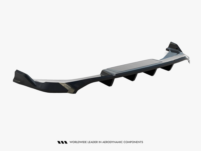 Maxton Design Rear Splitter (Vertical Bars) Audi Q6 e-tron S-Line / SQ6 e-tron SUV / Sportback Mk1