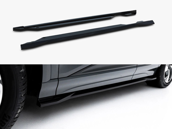 Maxton Design Side Skirt Diffusers Audi Q6 e-tron Standard / S-Line / SQ6 e-tron SUV / Sportback Mk1
