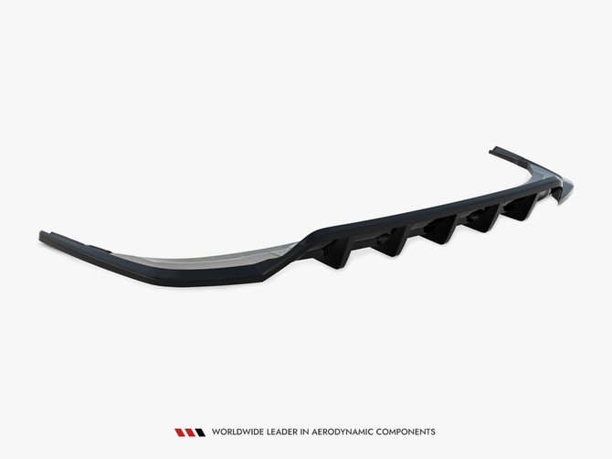 Maxton Design Rear Splitter (Vertical Bars) Audi Q7 S-Line Mk2 Facelift