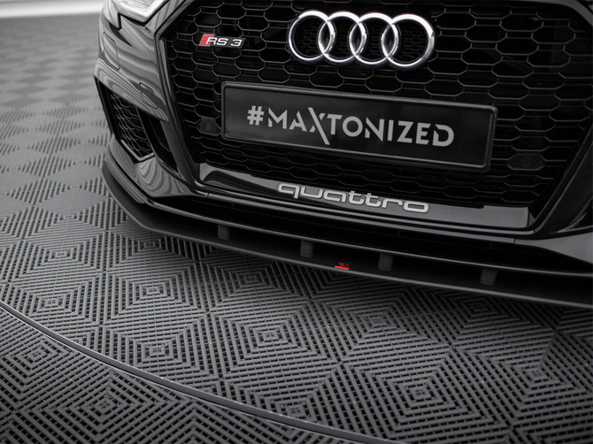 Maxton Design Street PRO Front Splitter Audi RS3 Sedan 8V Facelift