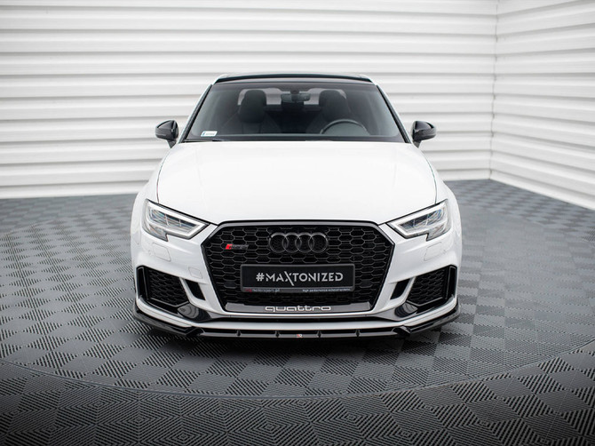 Maxton Design Front Splitter V.3 Audi RS3 Sedan 8V Facelift