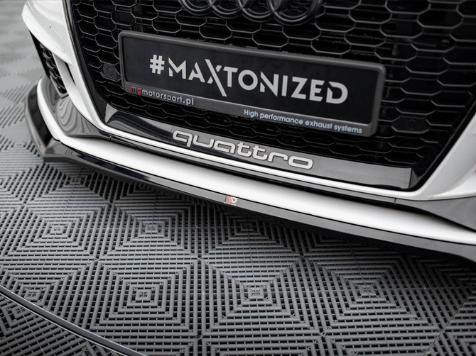 Maxton Design Front Splitter V.4 Audi RS3 Sedan 8V Facelift