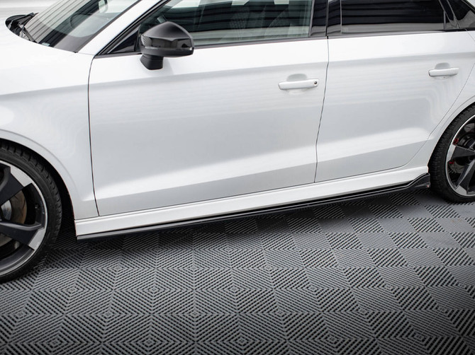 Maxton Design Side Skirts Diffusers V.3 Audi RS3 Sedan 8V Facelift