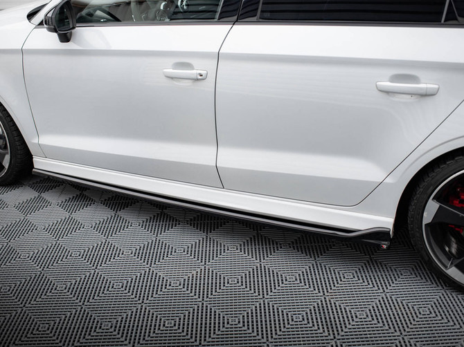 Maxton Design Side Skirts Diffusers V.3 Audi RS3 Sedan 8V Facelift