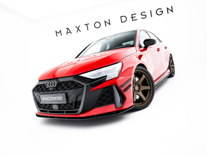 Maxton Design Street PRO Front Splitter Audi RS3 Sedan 8Y Facelift