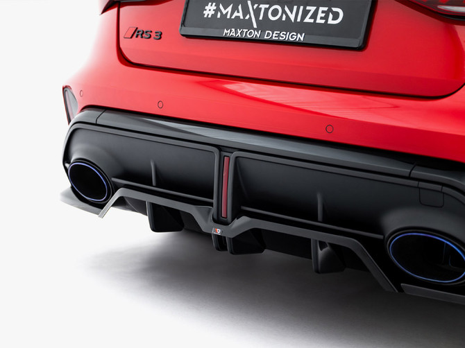 Maxton Design Rear Splitter (Vertical Bars) V.2 Audi RS3 Sedan 8Y Facelift
