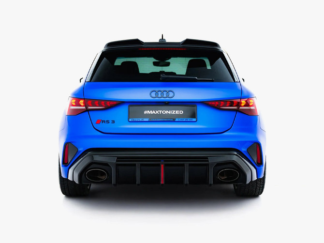 Maxton Design Rear Valance Audi RS3 8Y Sportback 8Y Facelift (Version with original reflector)