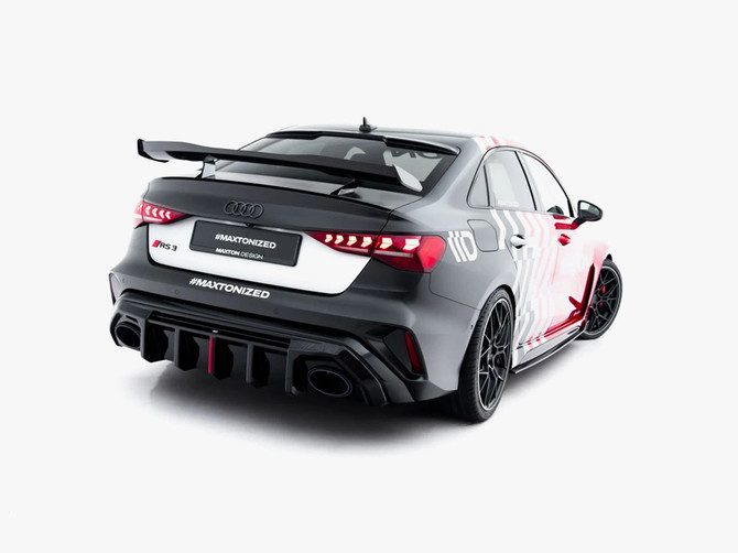 Maxton Design Rear Valance Audi RS3 Sedan 8Y Facelift (Version with original reflector)