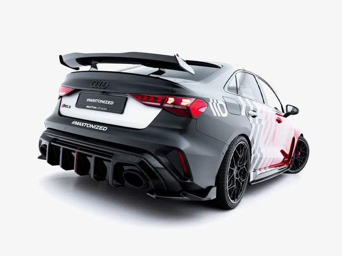 Maxton Design Rear Side Splitters V.2 Audi RS3 Sedan 8Y Facelift