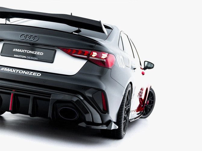 Maxton Design Rear Side Splitters V.3 Audi RS3 Sedan 8Y Facelift
