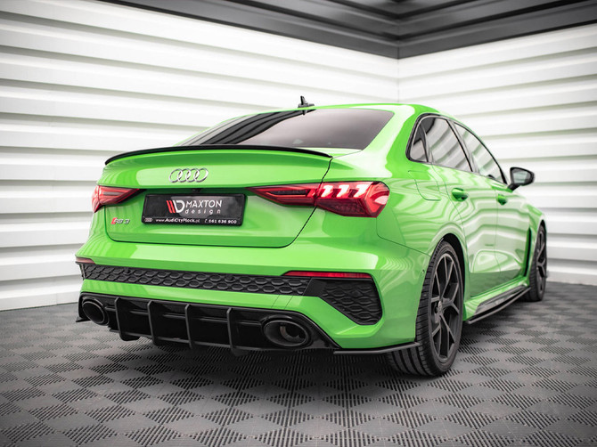 Maxton Design Street PRO Rear Diffuser Audi RS3 Sedan 8Y (2020-) - Red
