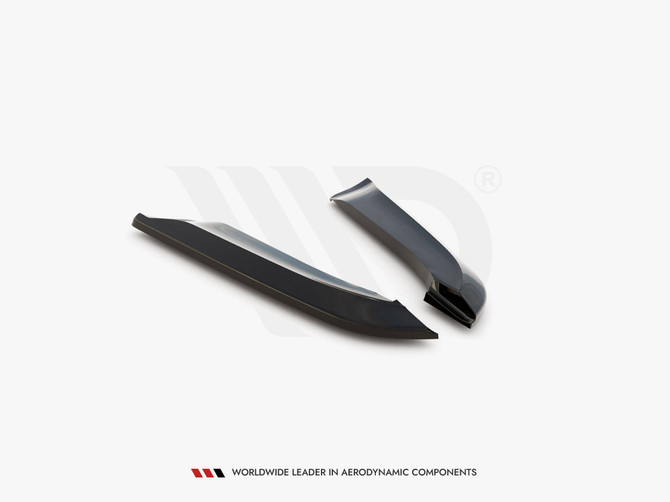 Maxton Design Rear Side Splitters V.2 Audi RS4 Sedan B7 - Textured