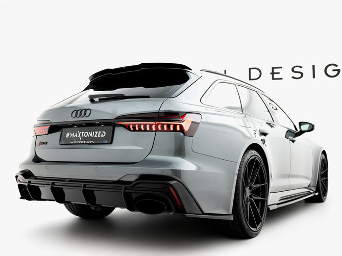 Maxton Design Rear Valance Audi RS6 C8 / C8 Facelift (Version with towbar)